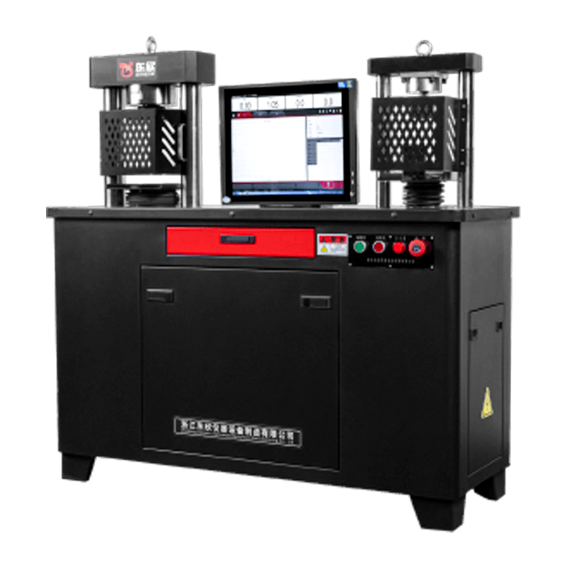 YAW-300C kétoszlopos mikroszámítógép vezérlésű, flexibilis és tömörítő, többfunkciós cementből készült gép